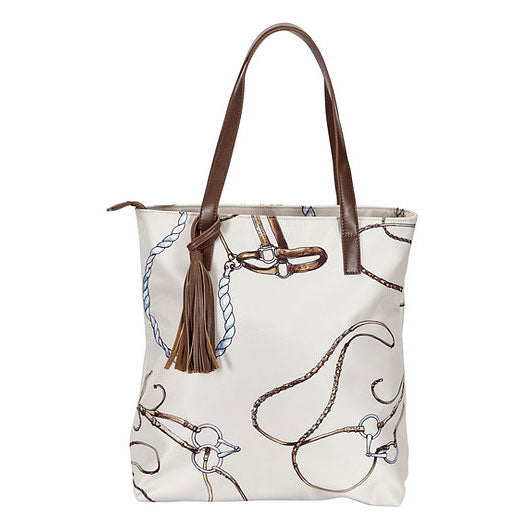 AWST Int'l "Lila" Bridles 'n Things Tote Bag w/ Tassel