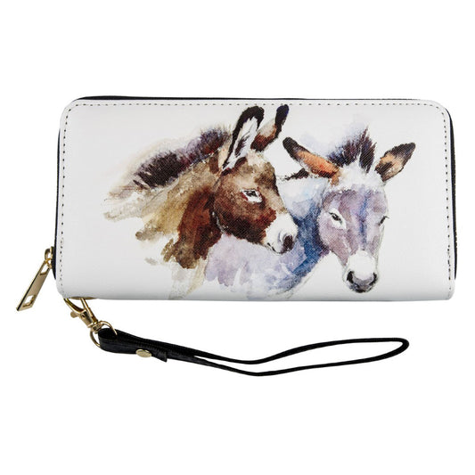AWST Int'l Pair of Donkeys Clutch Wallet