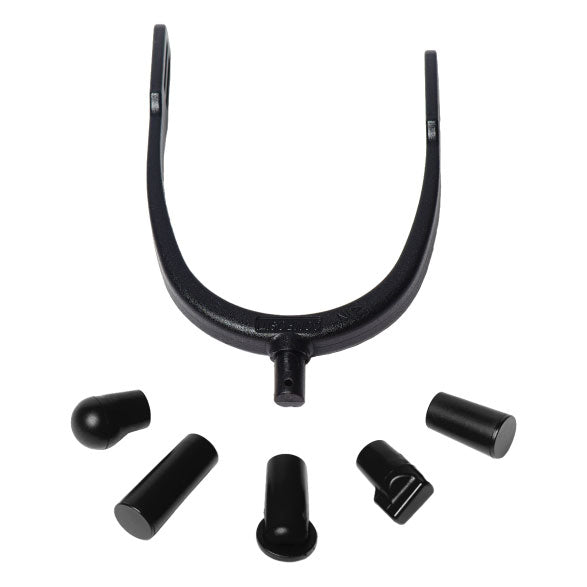 Polymar Kit Hotspur Compositi Black 5 In 1 (Pair Of Spurs + 5 Interchangeable Heads) - JPC Equestrian.com