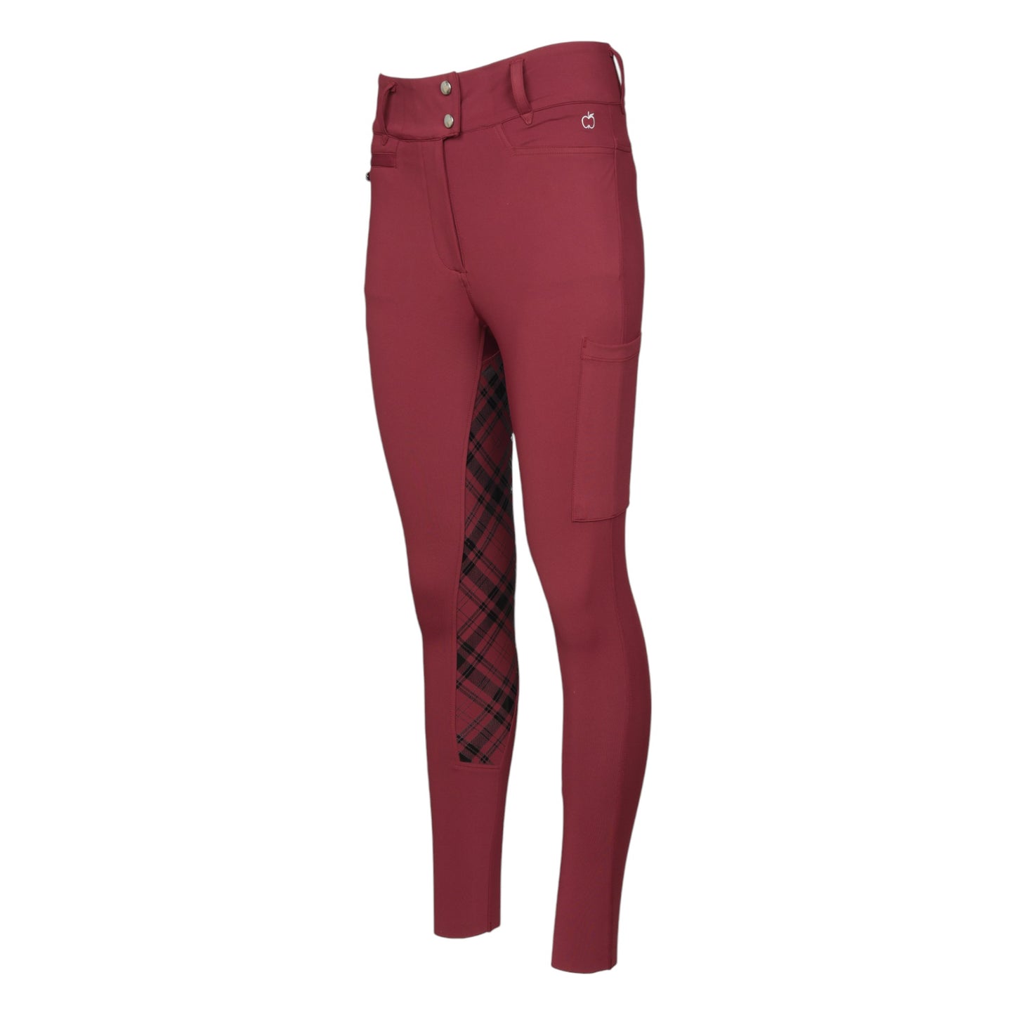 Dapplebay Holiday Plaid Riding Breeches - RED - JPC Equestrian.com