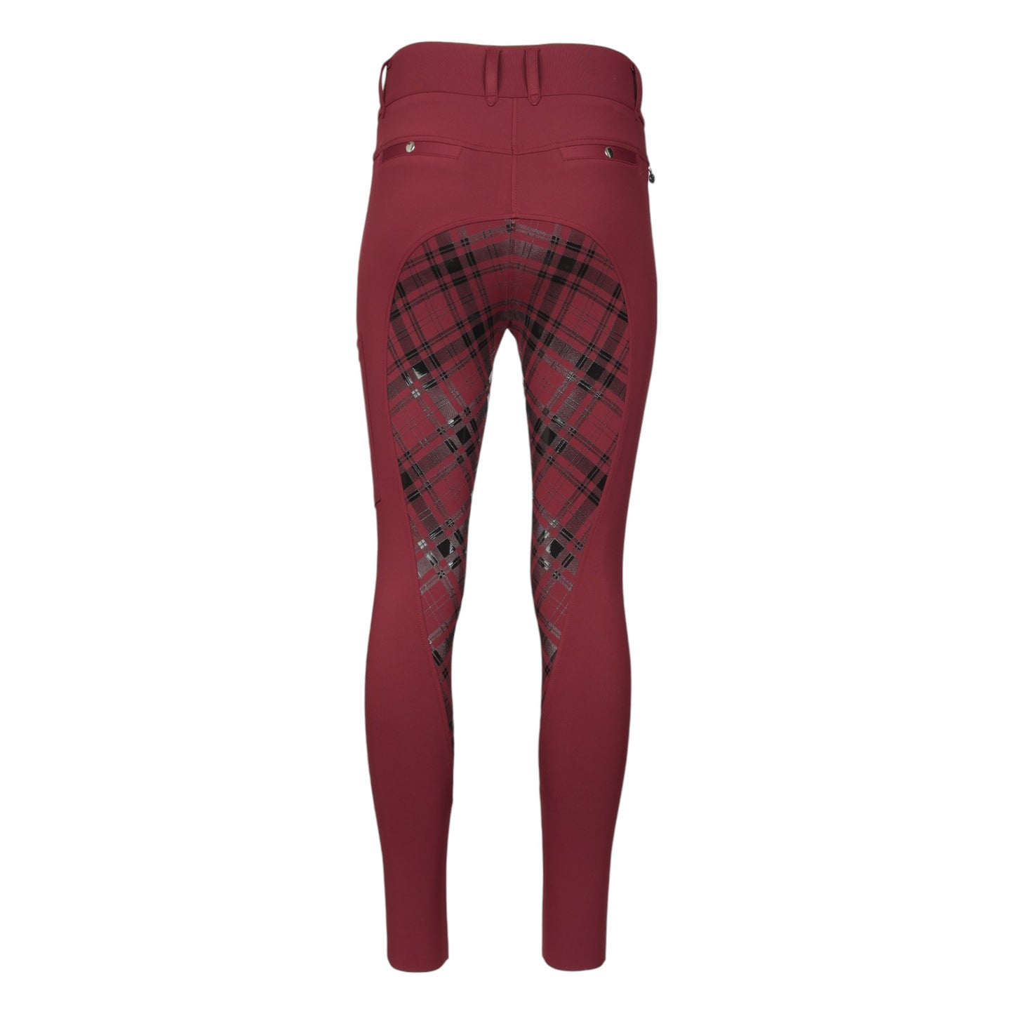 Dapplebay Holiday Plaid Riding Breeches - RED - JPC Equestrian.com
