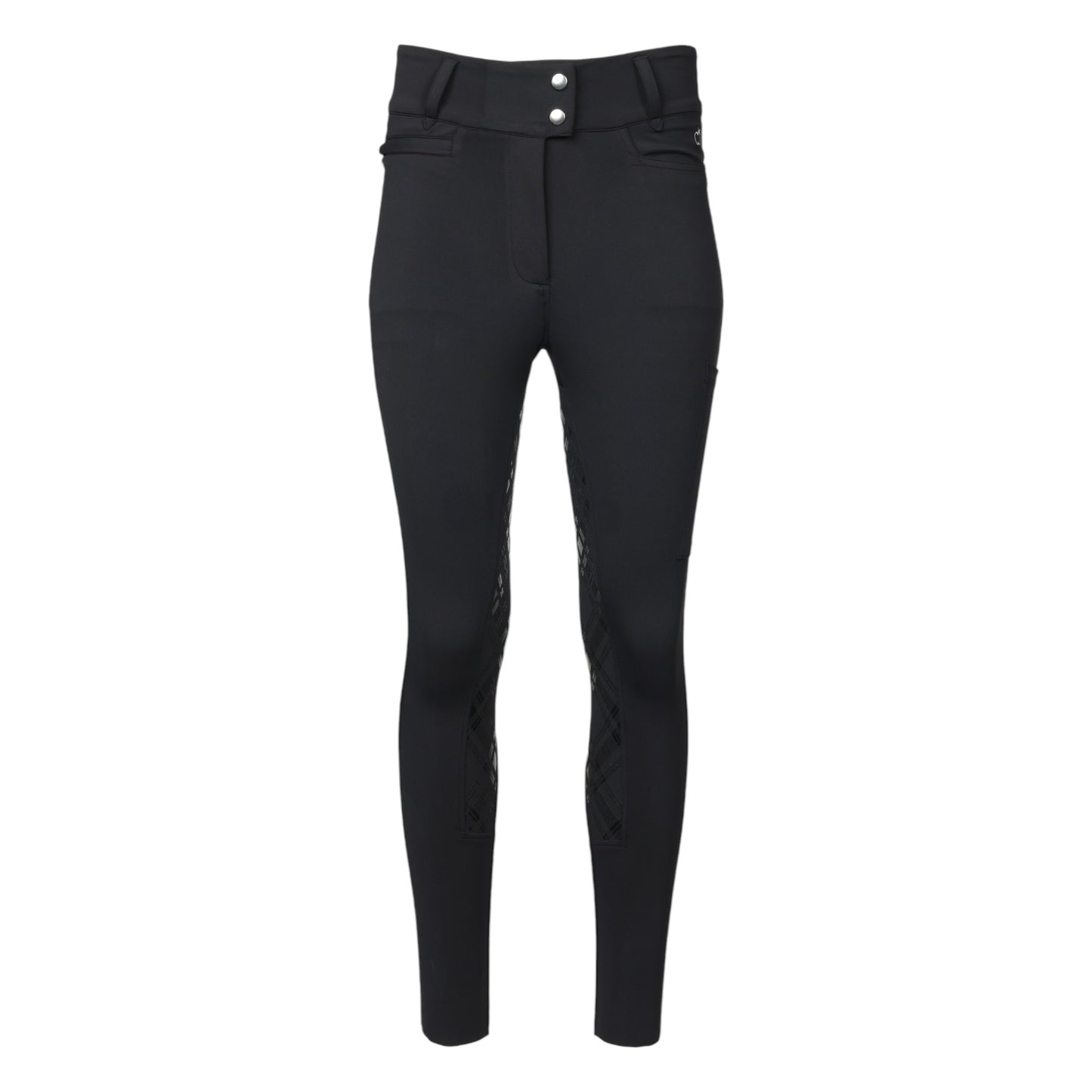 Dapplebay Holiday Plaid Riding Breeches - Black - JPC Equestrian.com