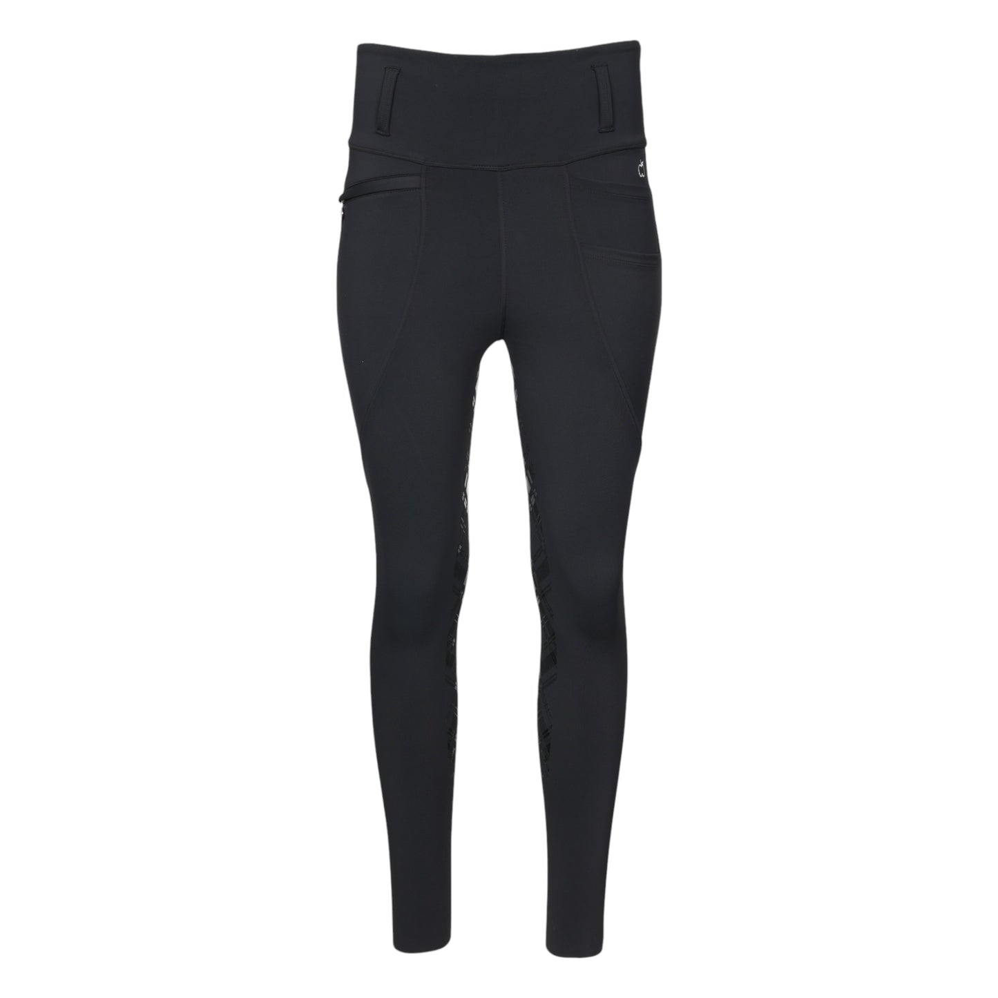 Dapplebay Holiday Plaid Riding Tights - Black - JPC Equestrian.com