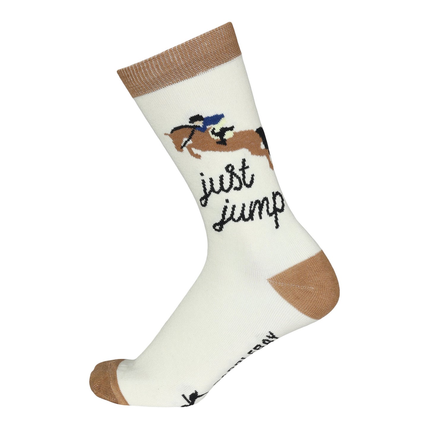 Dapplebay Knit Crew Socks-Just Jump