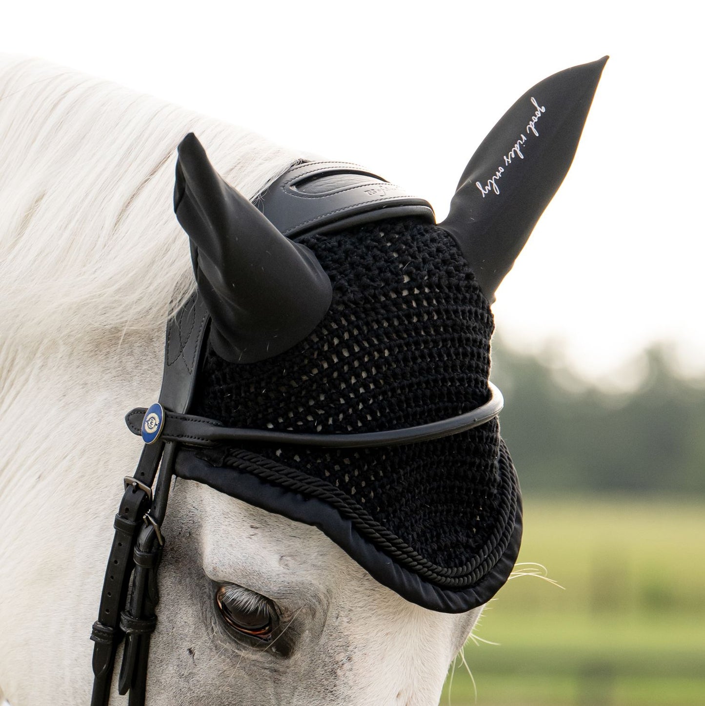 Dapplebay Sport Fly Veil - Black - JPC Equestrian.com