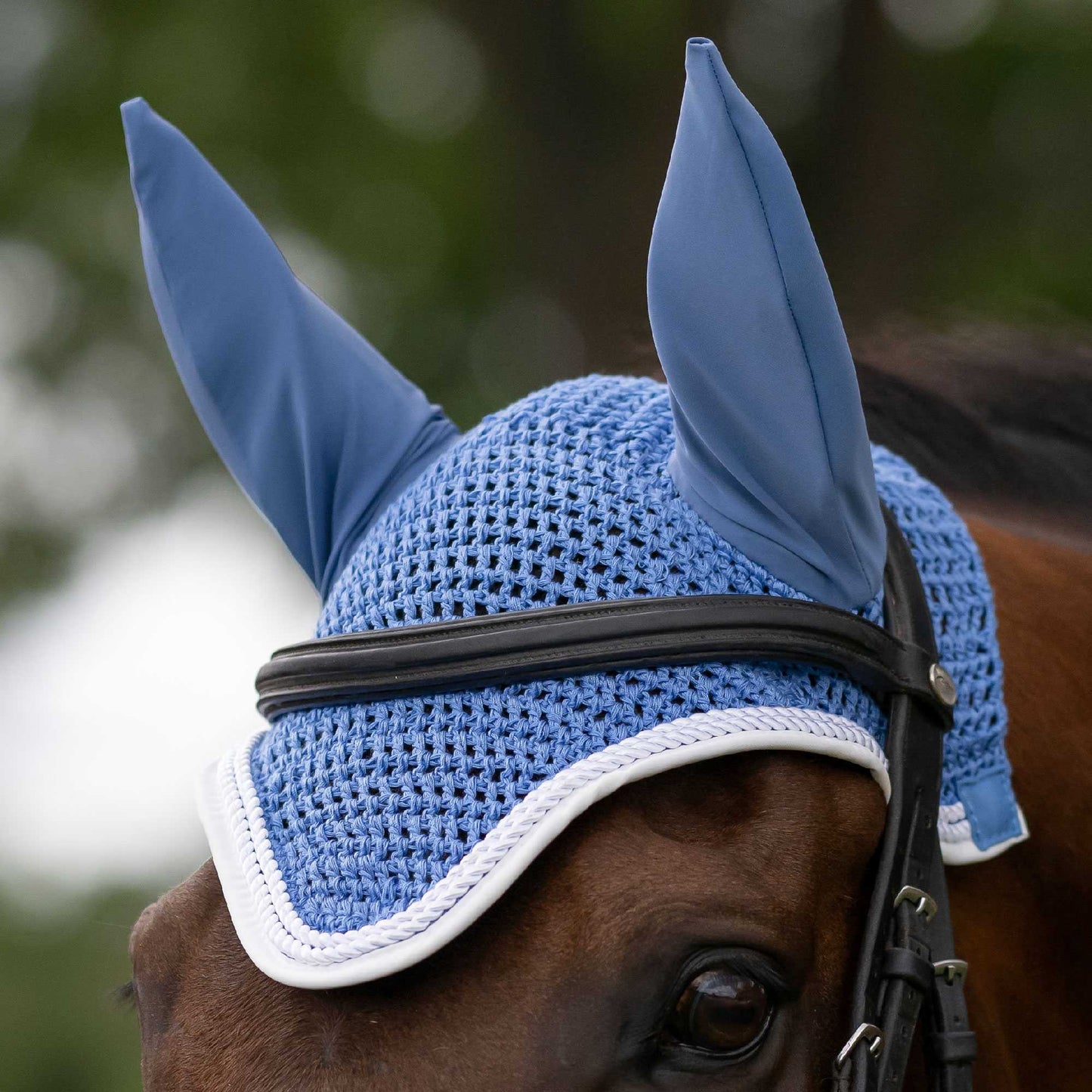 Dapplebay Sport Fly Veil - French Blue - JPC Equestrian.com