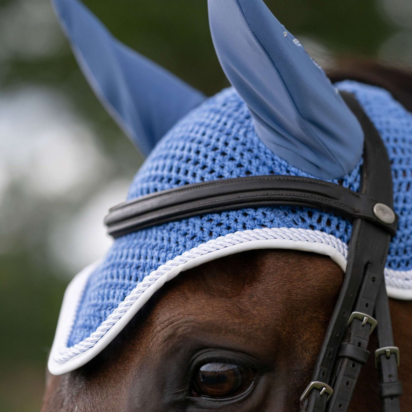 Dapplebay Sport Fly Veil - French Blue - JPC Equestrian.com