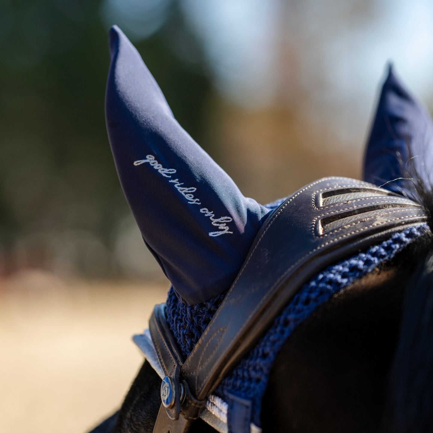 Dapplebay Sport Fly Veil - Midnight Sparkle - JPC Equestrian.com