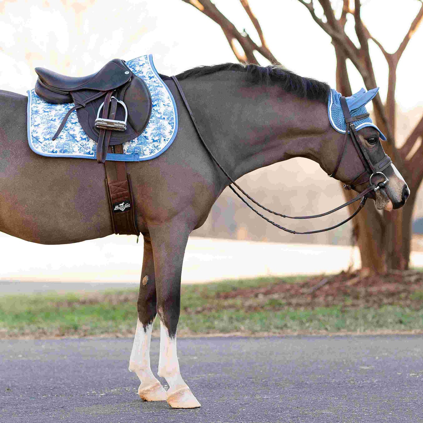 Dapplebay Equestrian Toile Pony Saddle Pad