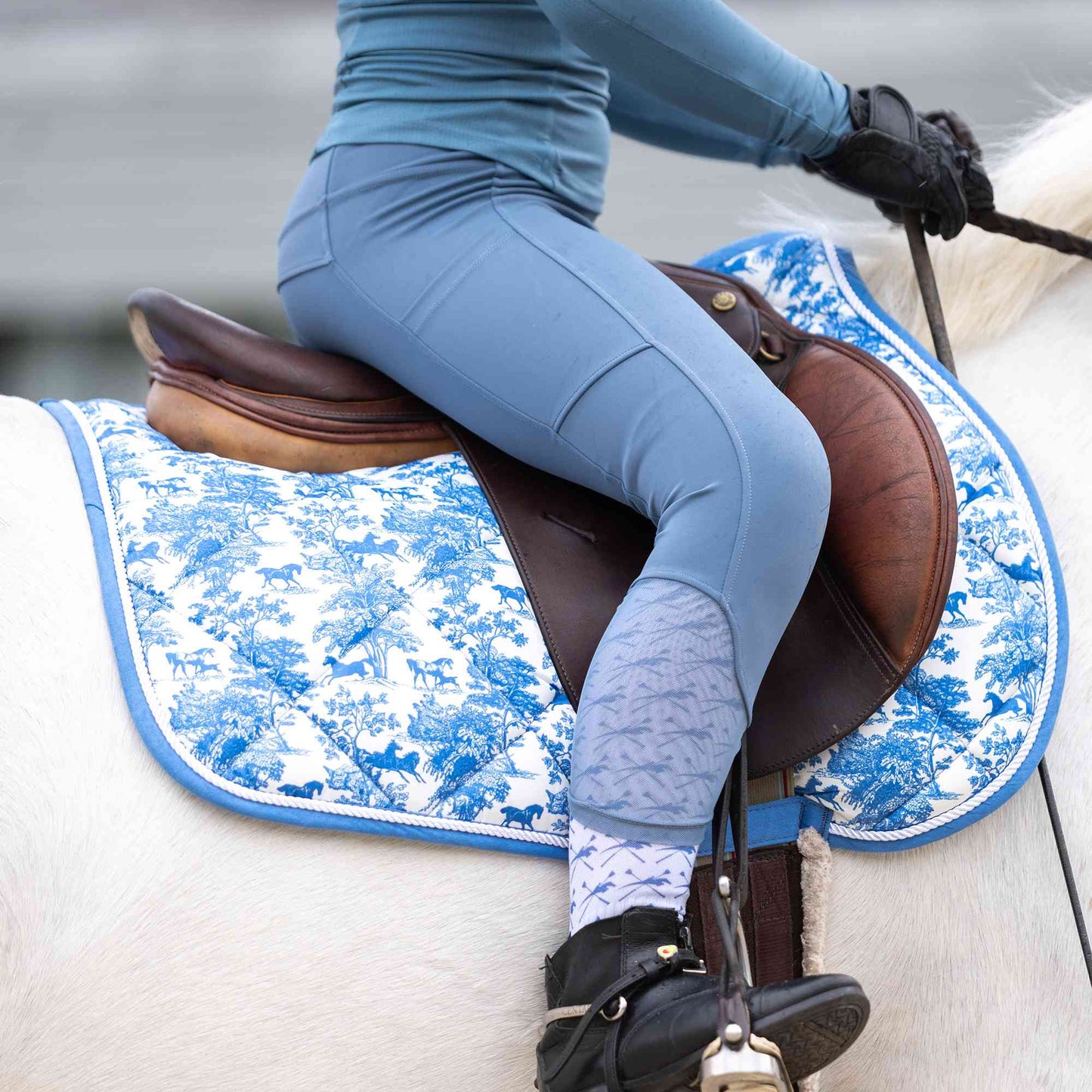 Dapplebay Equestrian Toile Pony Saddle Pad
