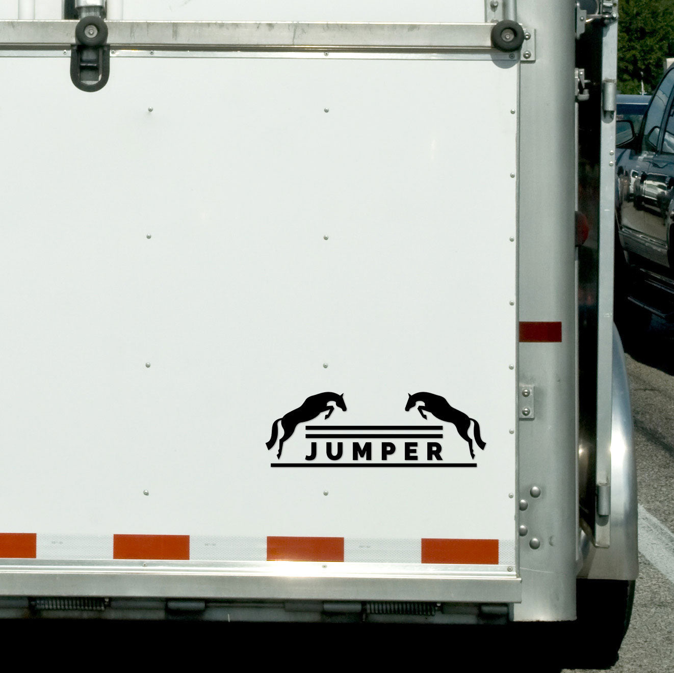 Dapplebay Jumper - Vinyl Decal-Black - JPC Equestrian.com