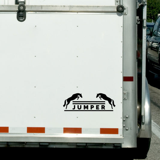 Dapplebay Jumper - Vinyl Decal-Black - JPC Equestrian.com
