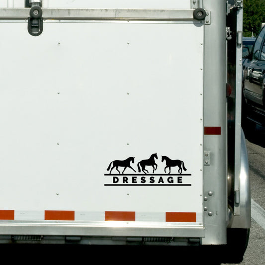 Dapplebay Eventer - Vinyl Decal-Black - JPC Equestrian.com