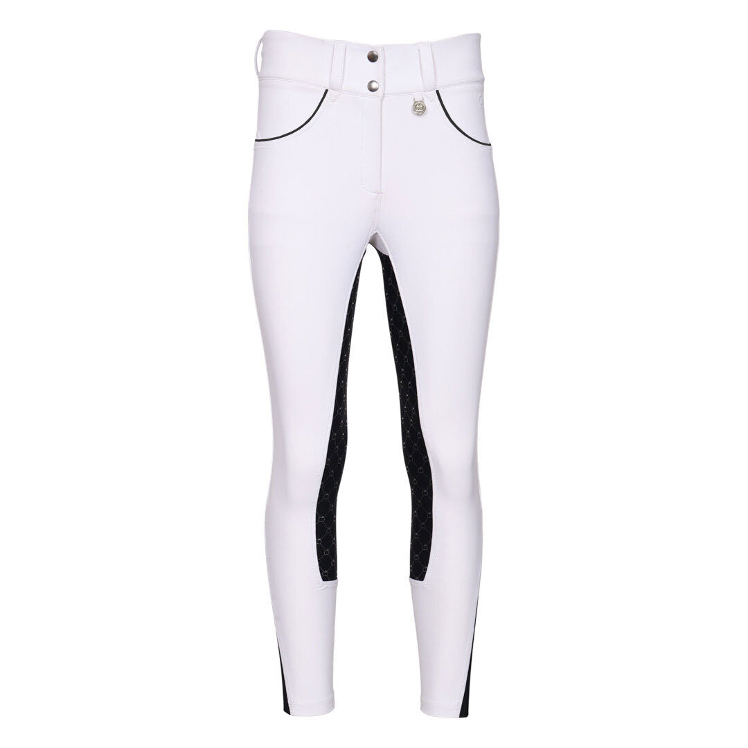 Dapplebay Sport Dressage Full Seat Show Breeches-White