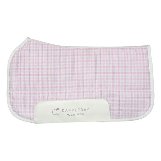 Dapplebay Gingham Western Saddle Pad - JPC Equestrian.com