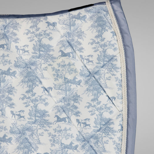 Dapplebay Equestrian Toile Dressage Saddle Pad-Moonrise