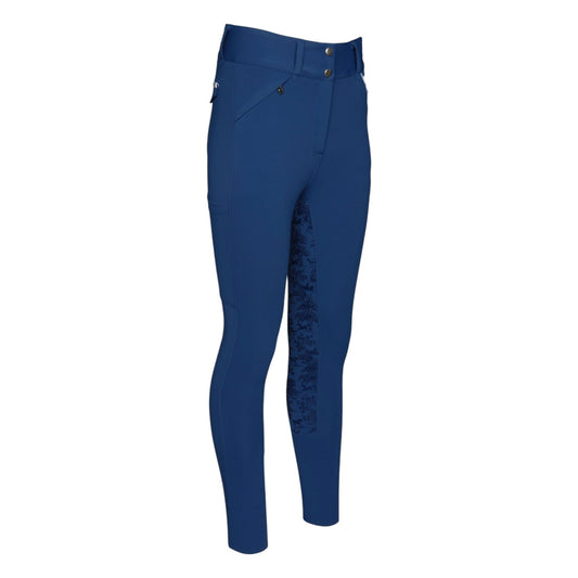 Dapplebay Equestrian Toile Compression Breeches-Navy