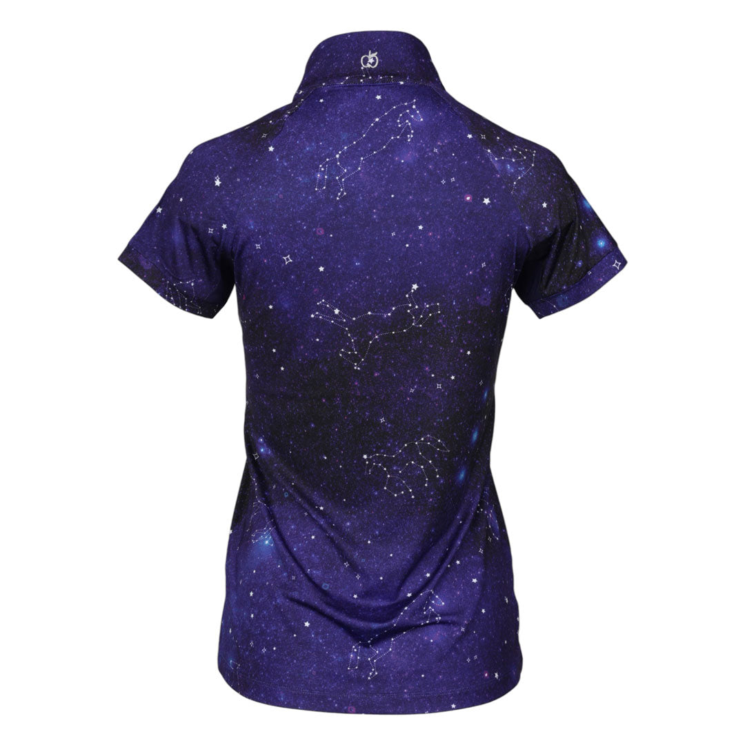 Dapplebay Constellation 1/4 Zip Light Riding Top-Short Sleeve