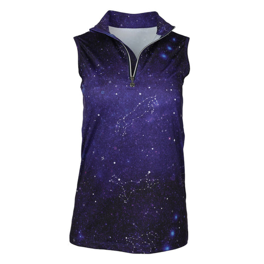Dapplebay Constellation 1/4 Zip Light Riding Top-Sleeveless