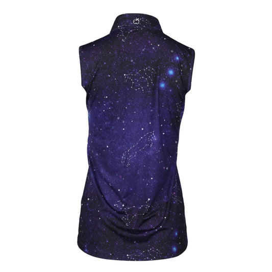 Dapplebay Constellation 1/4 Zip Light Riding Top-Sleeveless