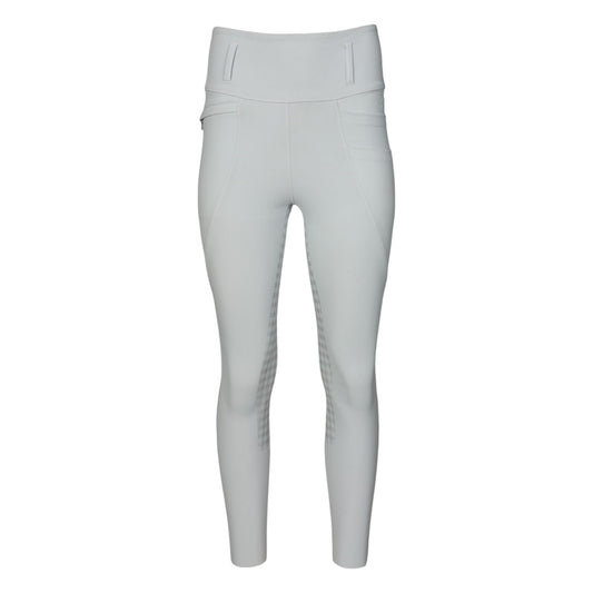 Dapplebay Gingham Essential Full Seat Tights-Light Grey