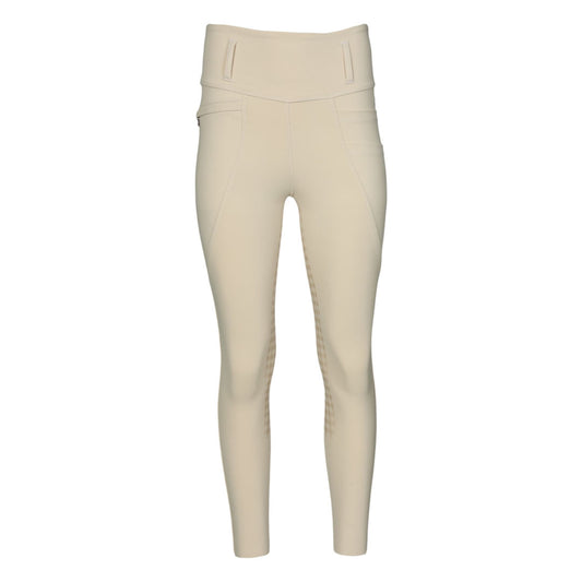 Dapplebay Gingham Essential Full Seat Tights-Tan