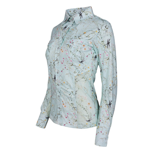 Dapplebay Dragonfly Meadow Button Down Western Shirt