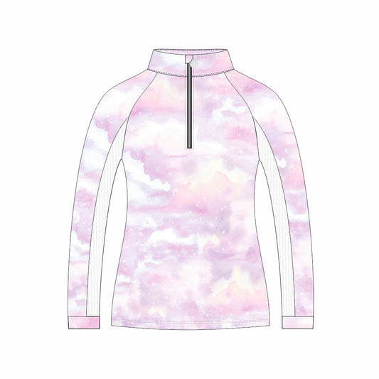 Dapplebay Kids Lavender Haze 1/4 Zip - Long Sleeve