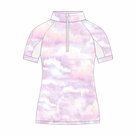Dapplebay Kids Lavender Haze 1/4 Zip - Short Sleeve