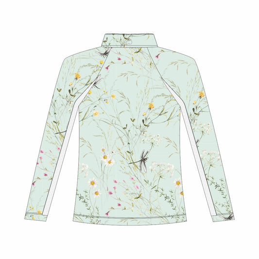 Dapplebay Kids Dragonfly Meadow 1/4 Zip - Long Sleeve