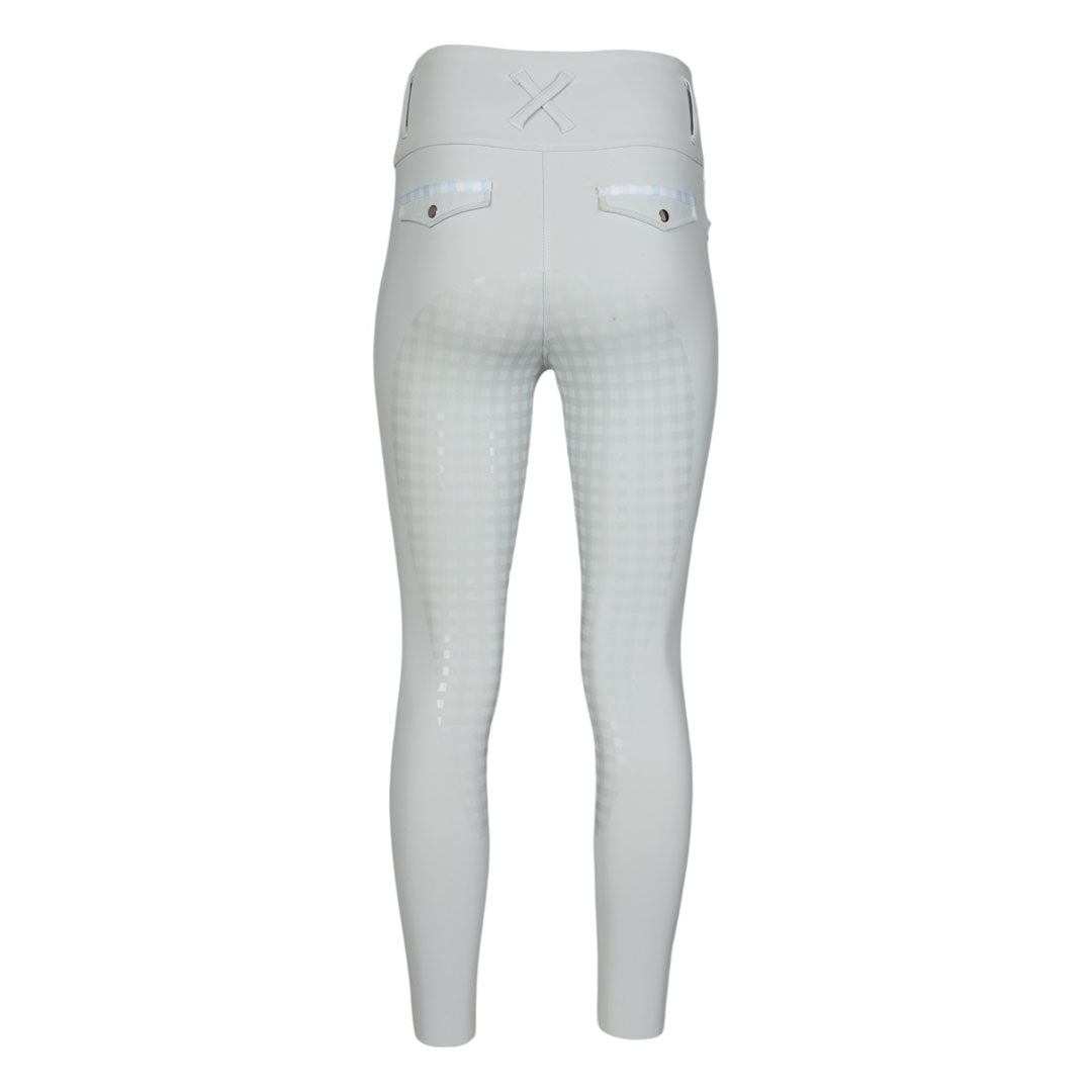 Dapplebay Kids Gingham Essential Full Seat Tights - JPC Equestrian.com