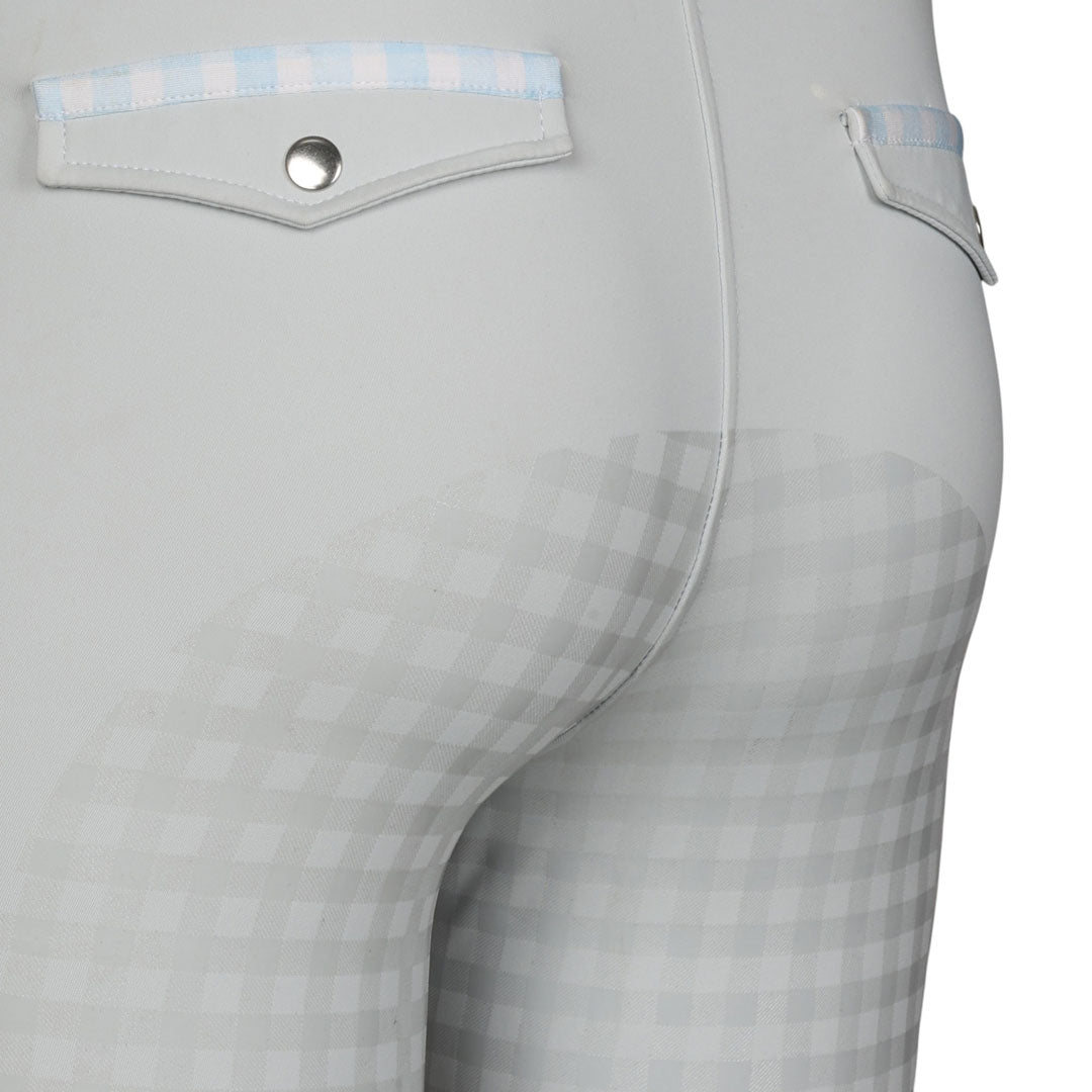 Dapplebay Kids Gingham Essential Full Seat Tights - JPC Equestrian.com