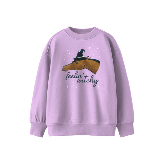 Dapplebay Kid's Feelin' Witchy Sweatshirt