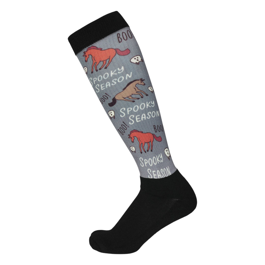 Dapplebay Spooky Season Slick Boot Socks - JPC Equestrian.com