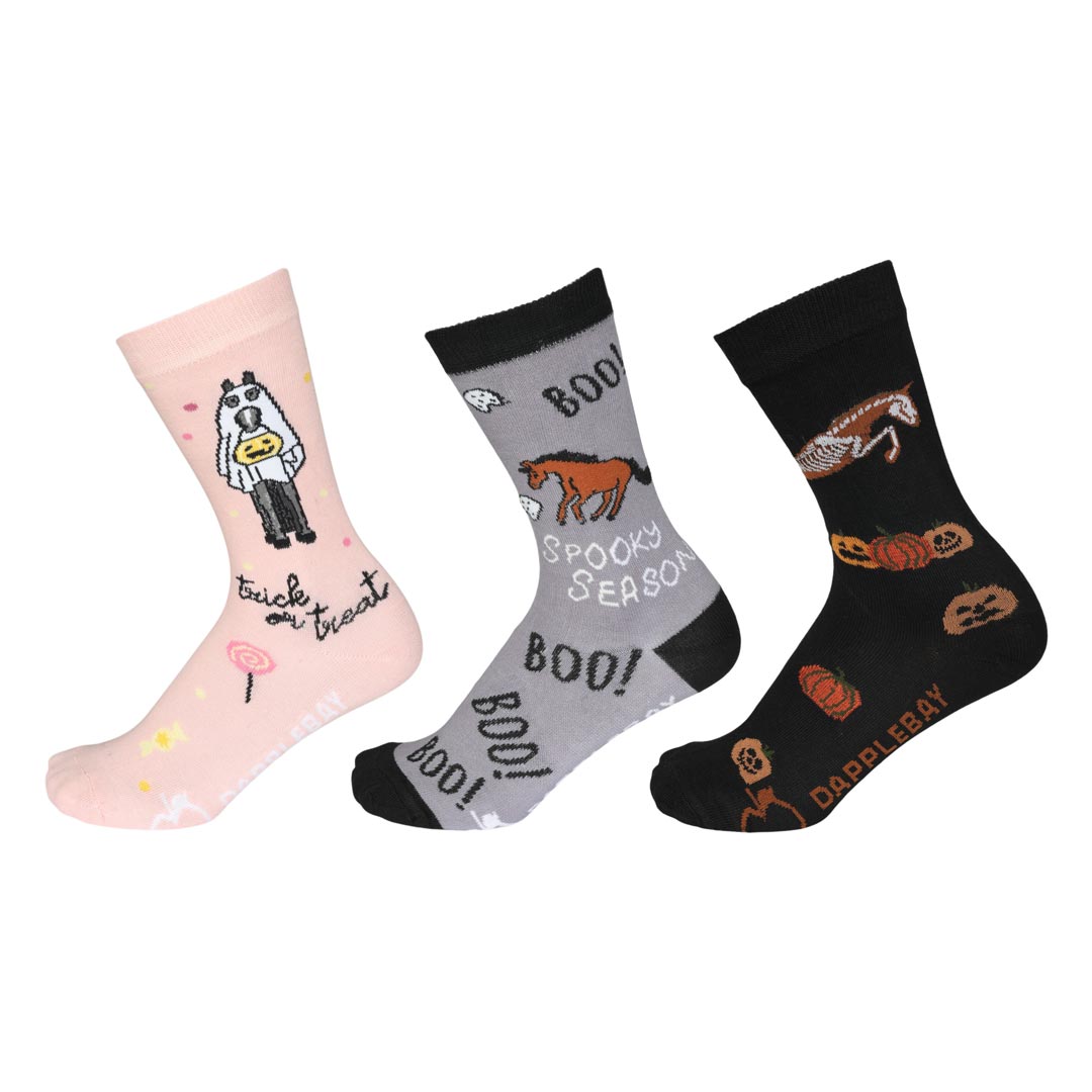 Dapplebay Kid's Halloween Sock Bundle - JPC Equestrian.com