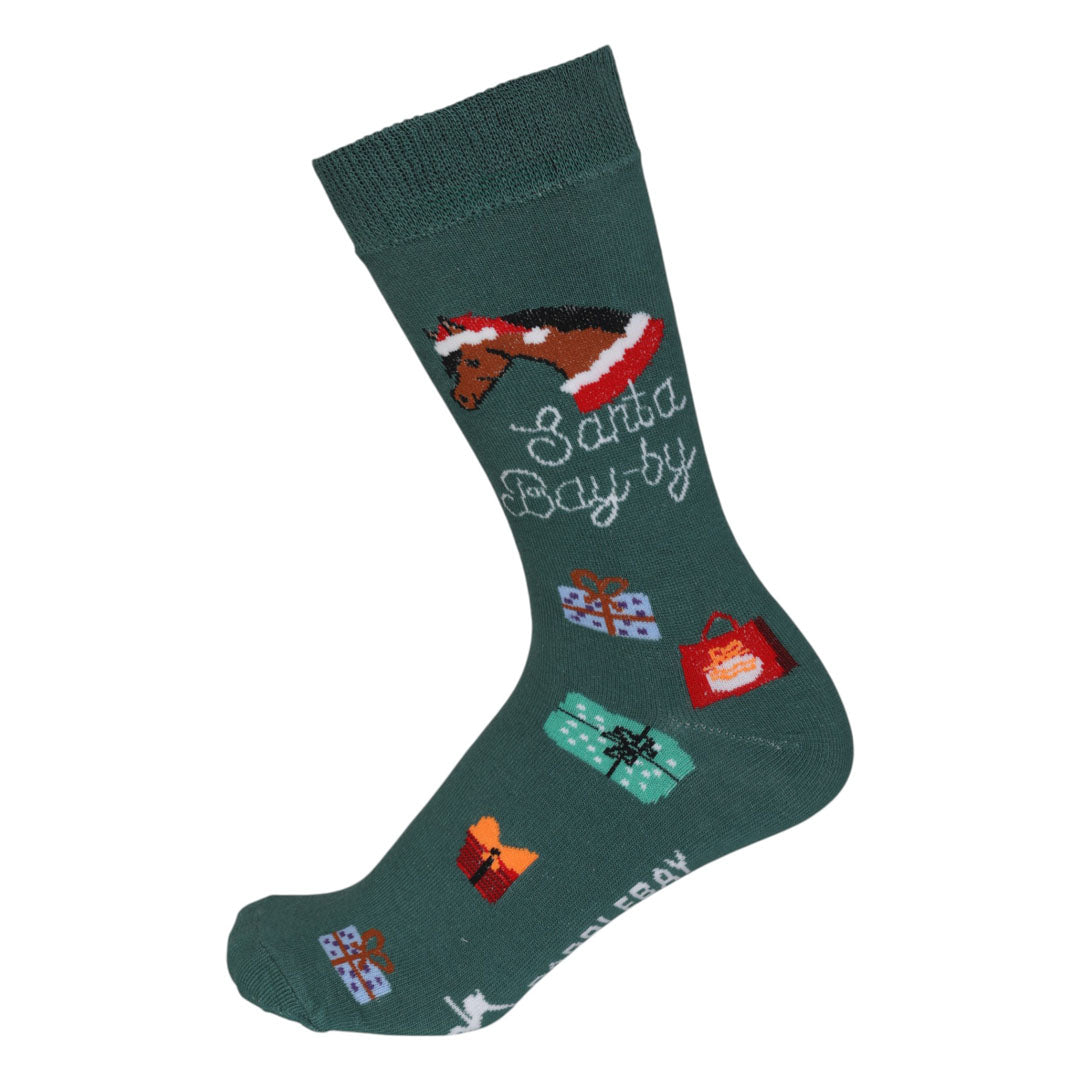 Dapplebay Santa Bay-by Knit Crew Socks - JPC Equestrian.com