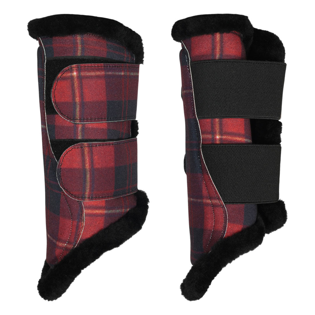 Dapplebay Holiday Plaid Brush Boots-JPC Equestrian.com