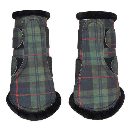 Dapplebay Holiday Plaid Brush Boots-JPC Equestrian.com