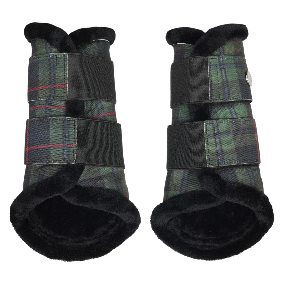 Dapplebay Holiday Plaid Brush Boots-JPC Equestrian.com