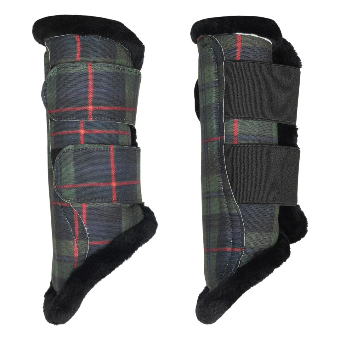 Dapplebay Holiday Plaid Brush Boots-JPC Equestrian.com