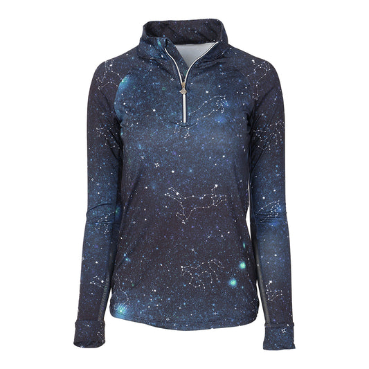 Dapplebay Midnight Constellation Kid's 1/4 Zip Riding Top