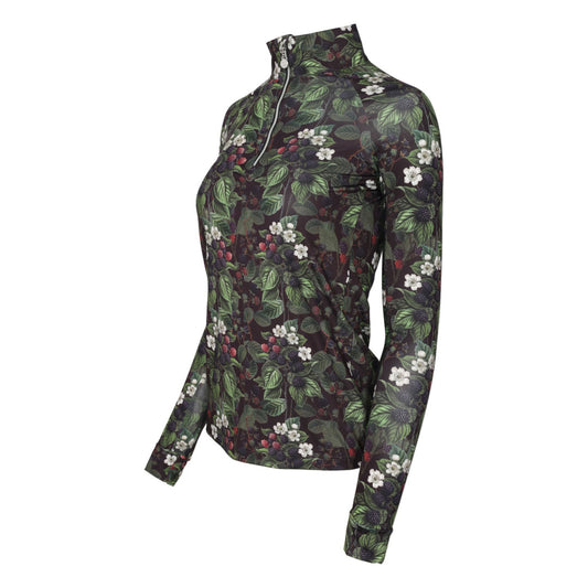 Dapplebay Blackberry Daze 1/4 Zip Riding Top