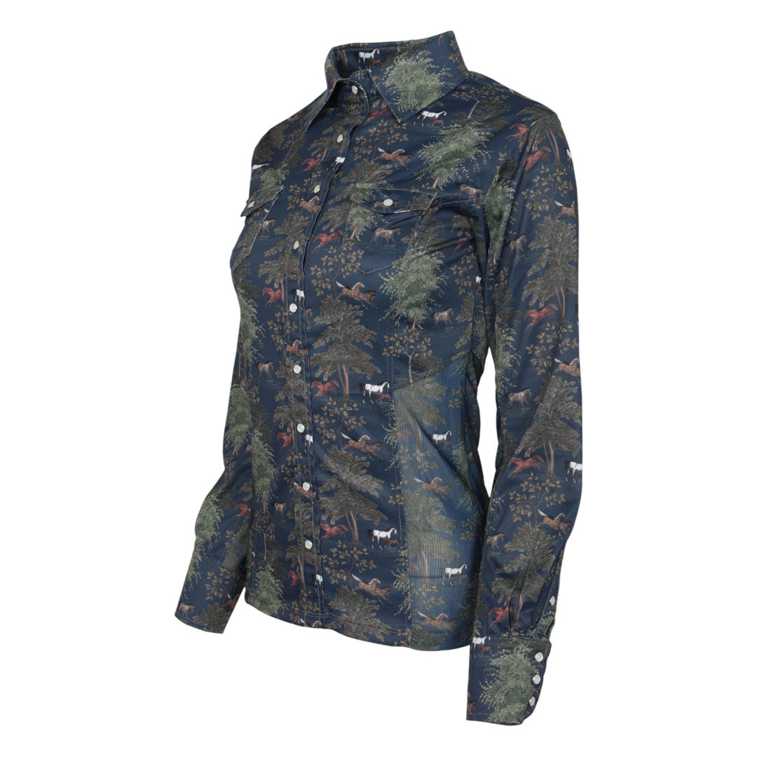 Dapplebay Autumn Toile Western Top-JPC Equestrian.com