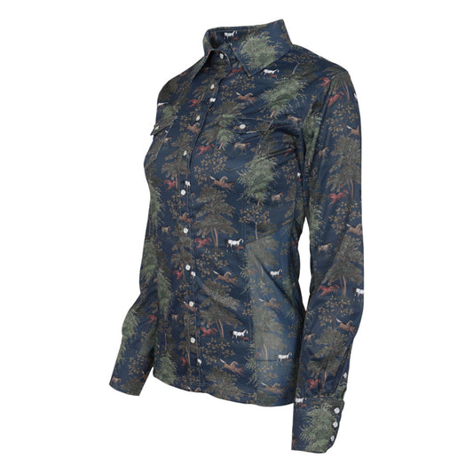 Dapplebay Autumn Toile Western Top-JPC Equestrian.com