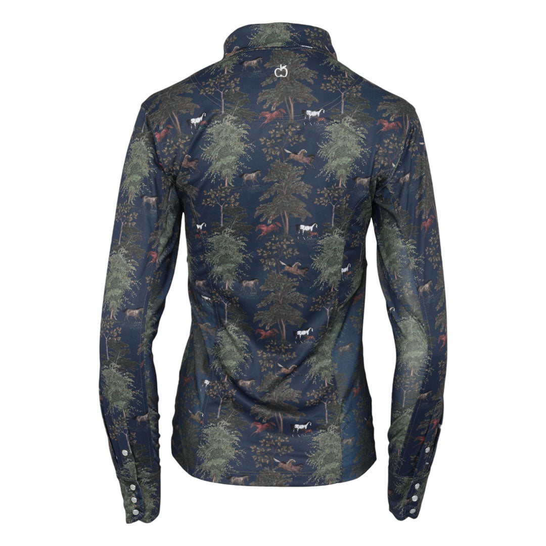 Dapplebay Autumn Toile Western Top-JPC Equestrian.com