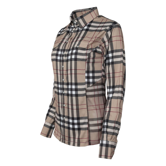Dapplebay Holiday Plaid Western Top - JPC Equestrian.com