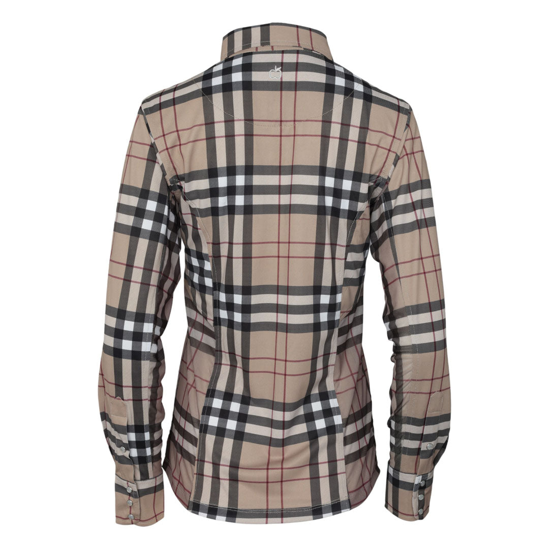 Dapplebay Holiday Plaid Western Top - JPC Equestrian.com