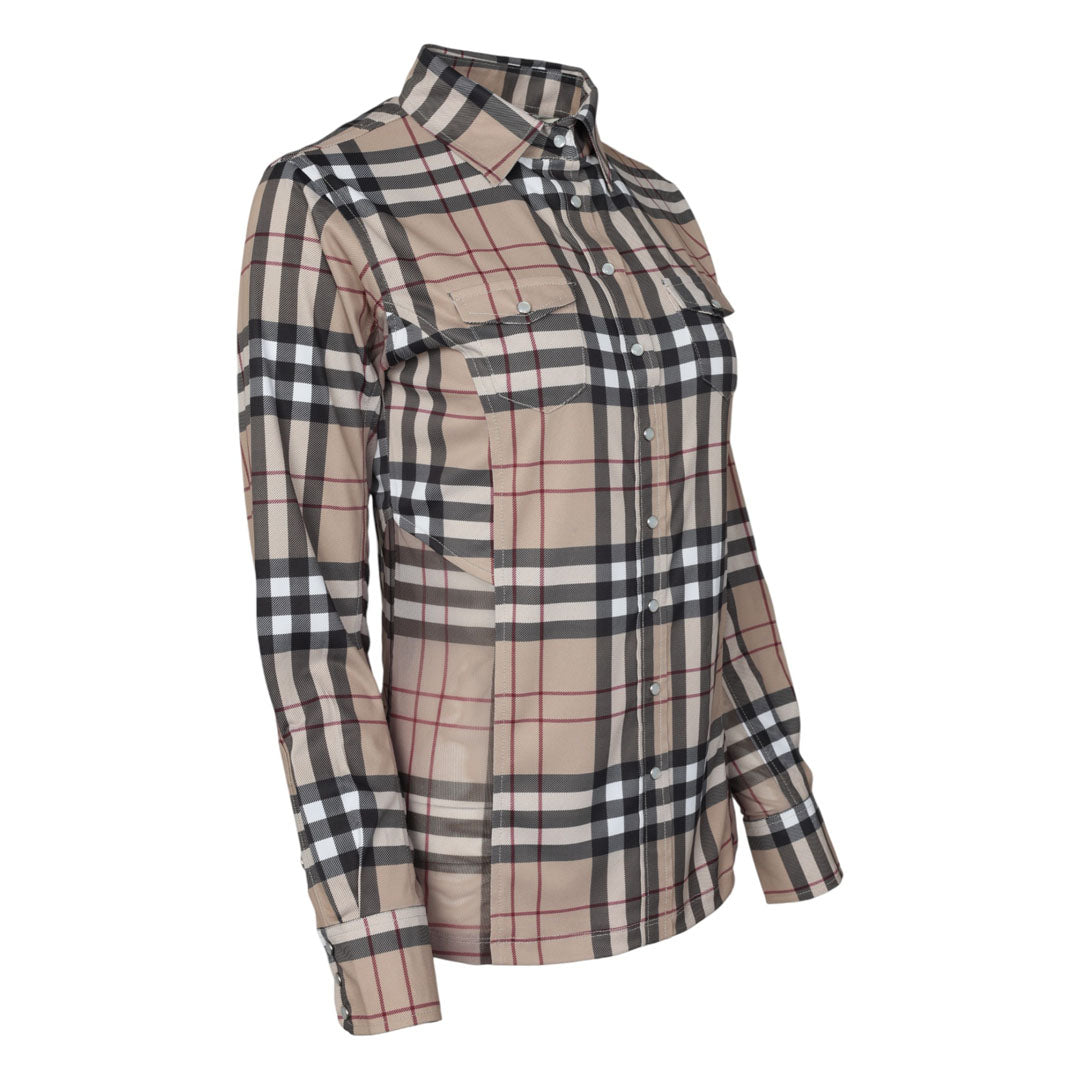 Dapplebay Holiday Plaid Western Top - JPC Equestrian.com
