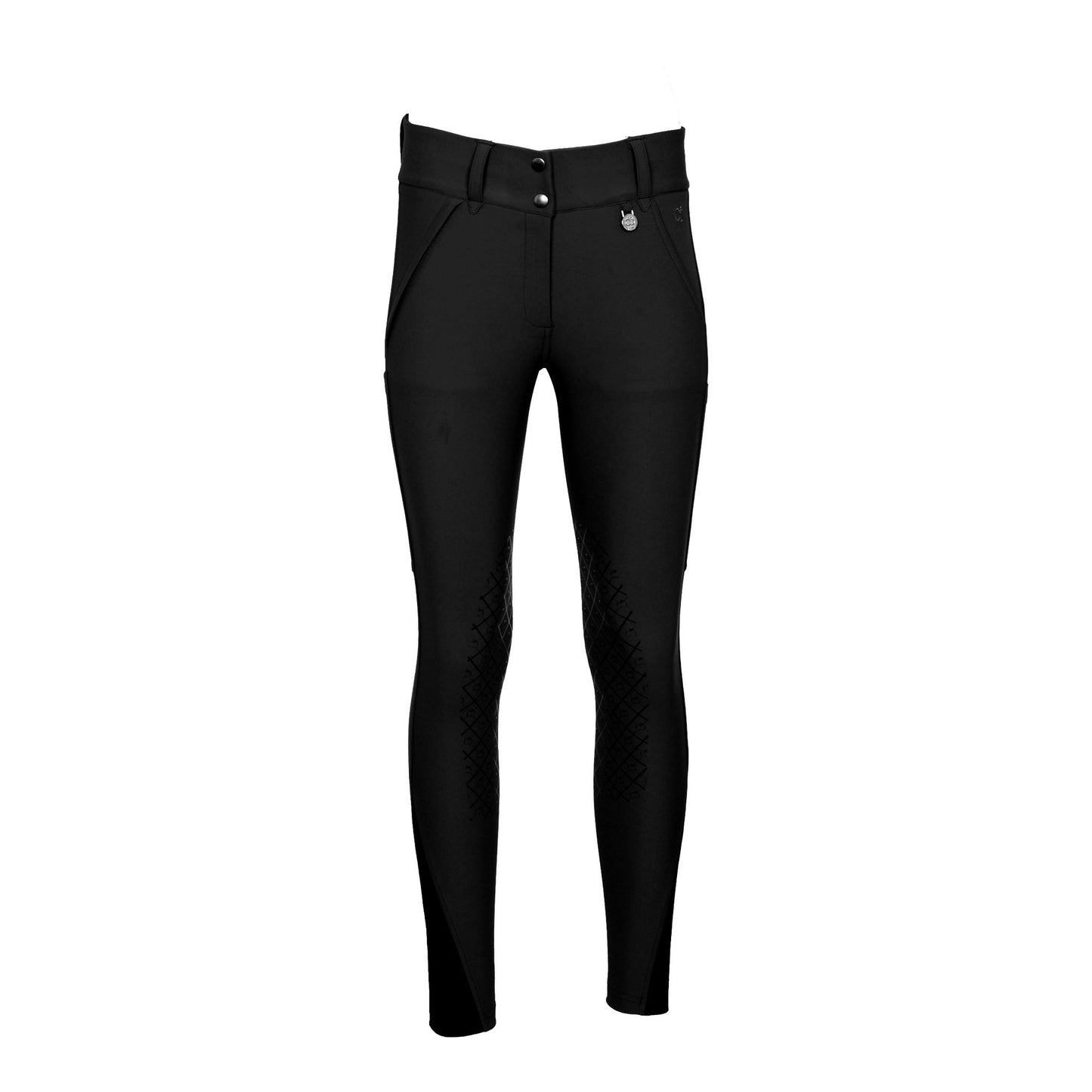 Dapplebay Sport Silicone Knee Patch Breech-Black