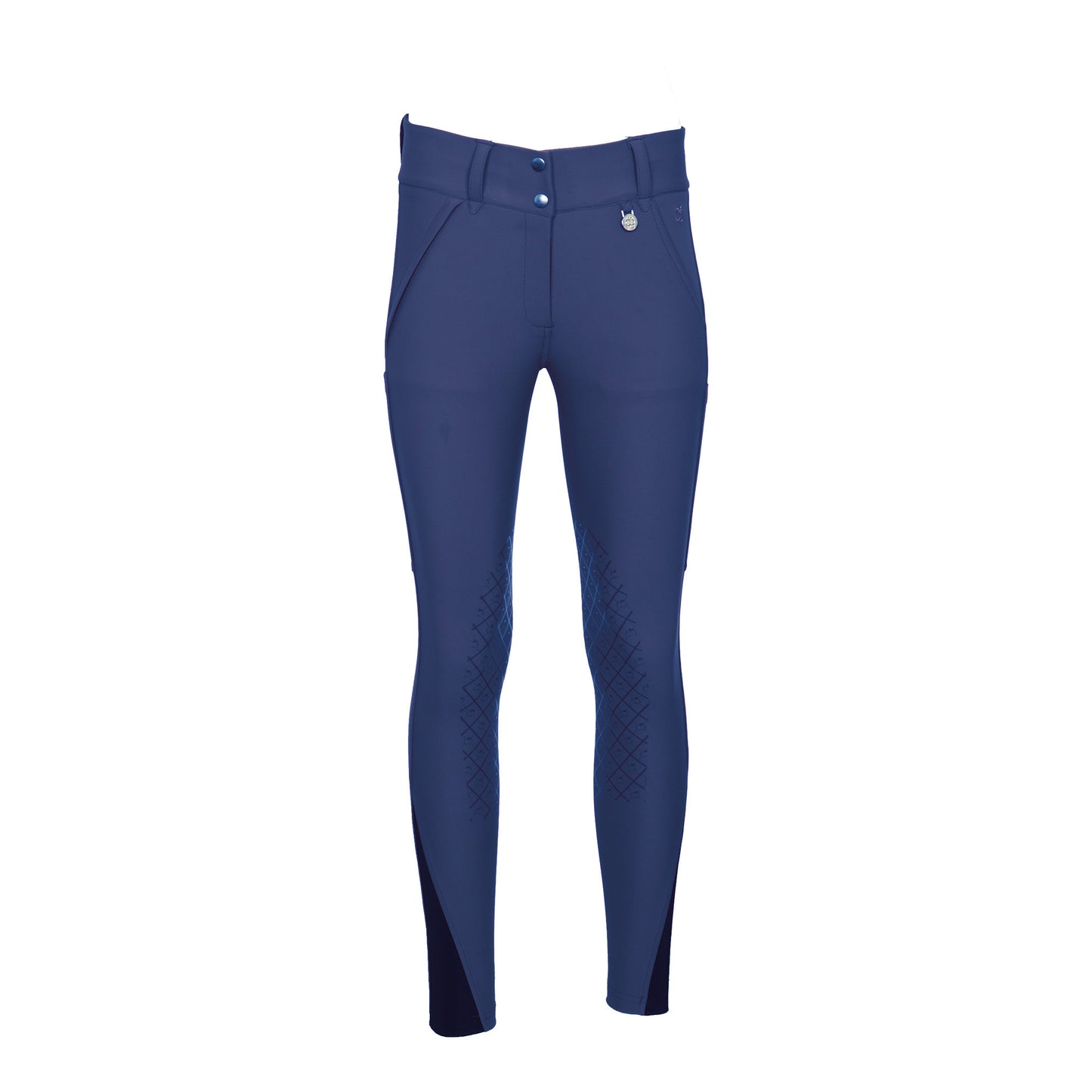 Dapplebay Sport Silicone Knee Patch Breeches-Purple Dusk
